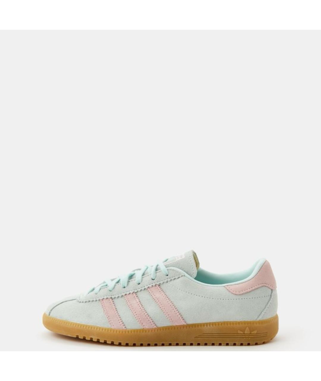 ADIDAS Бордовые замшевые низкие кроссовки / кеды, фото 2