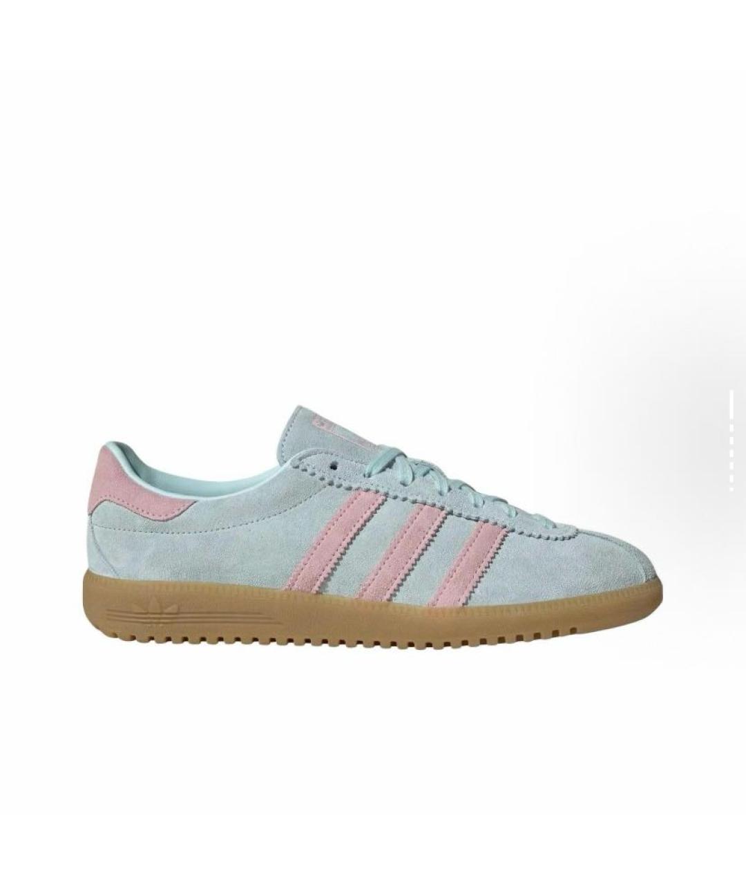 ADIDAS Бордовые замшевые низкие кроссовки / кеды, фото 6