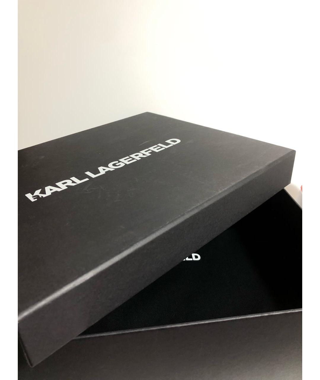 KARL LAGERFELD Белые кожаные кеды, фото 5