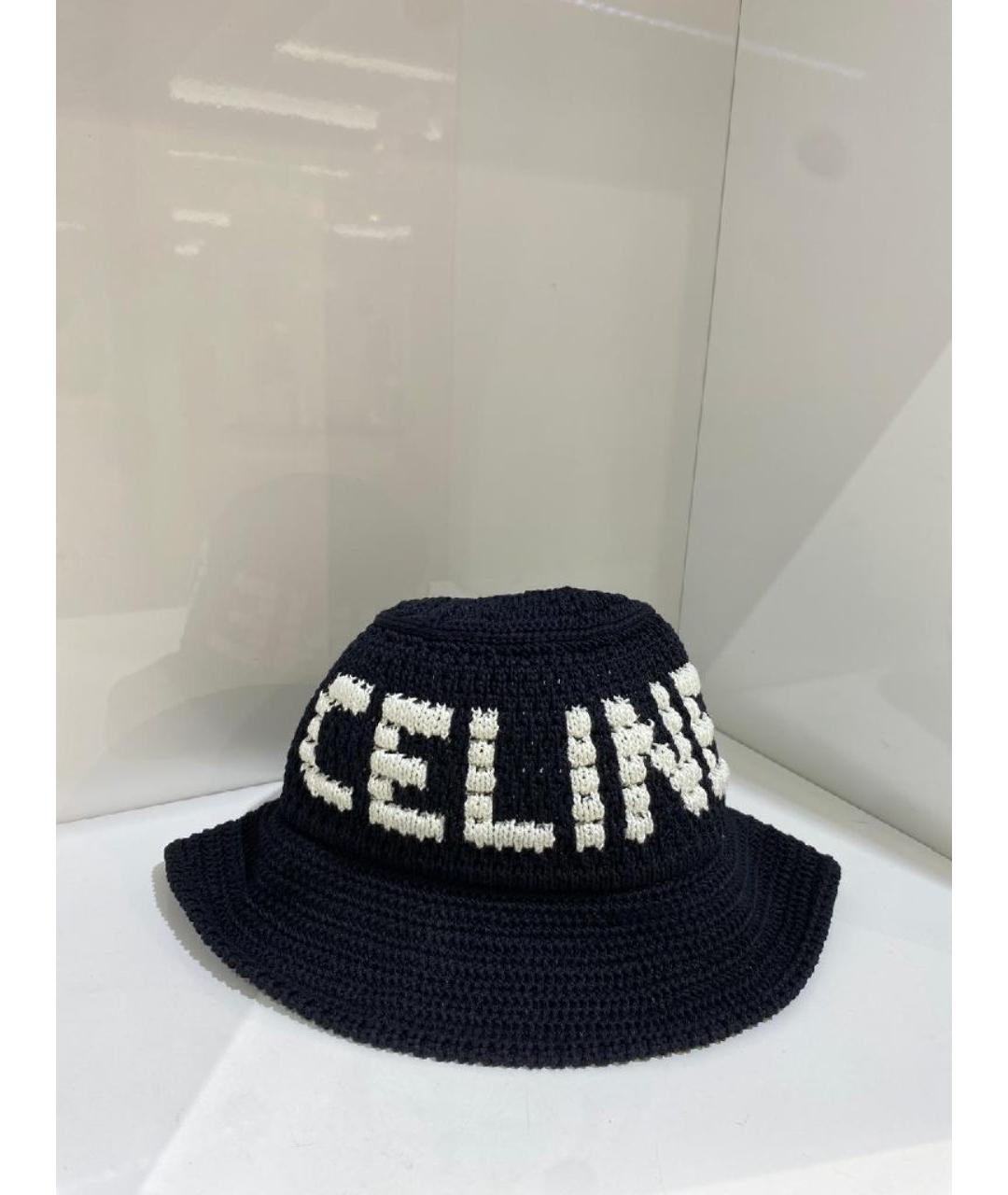 CELINE Черная панама, фото 3