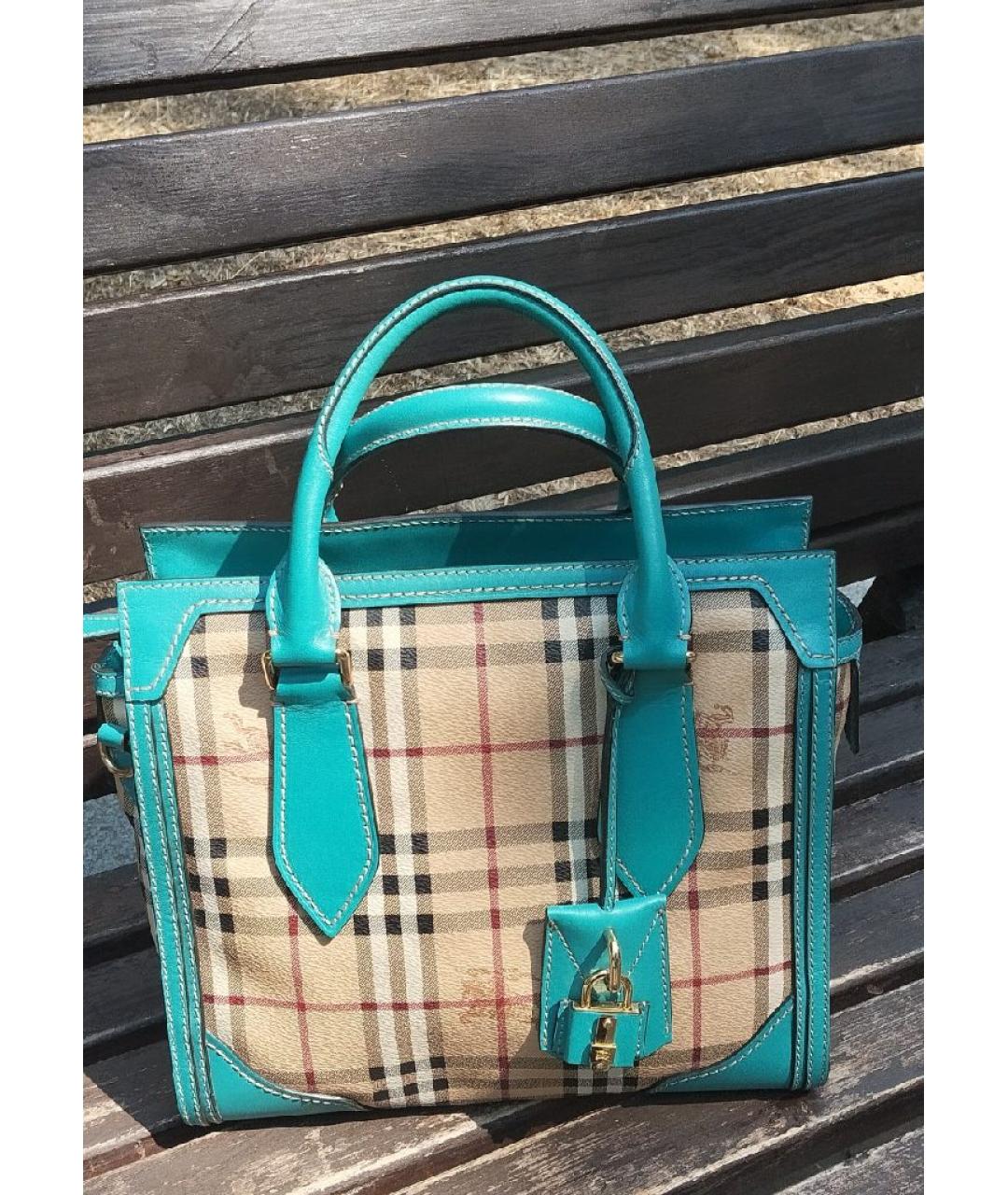 BURBERRY Мульти кожаная сумка через плечо, фото 9