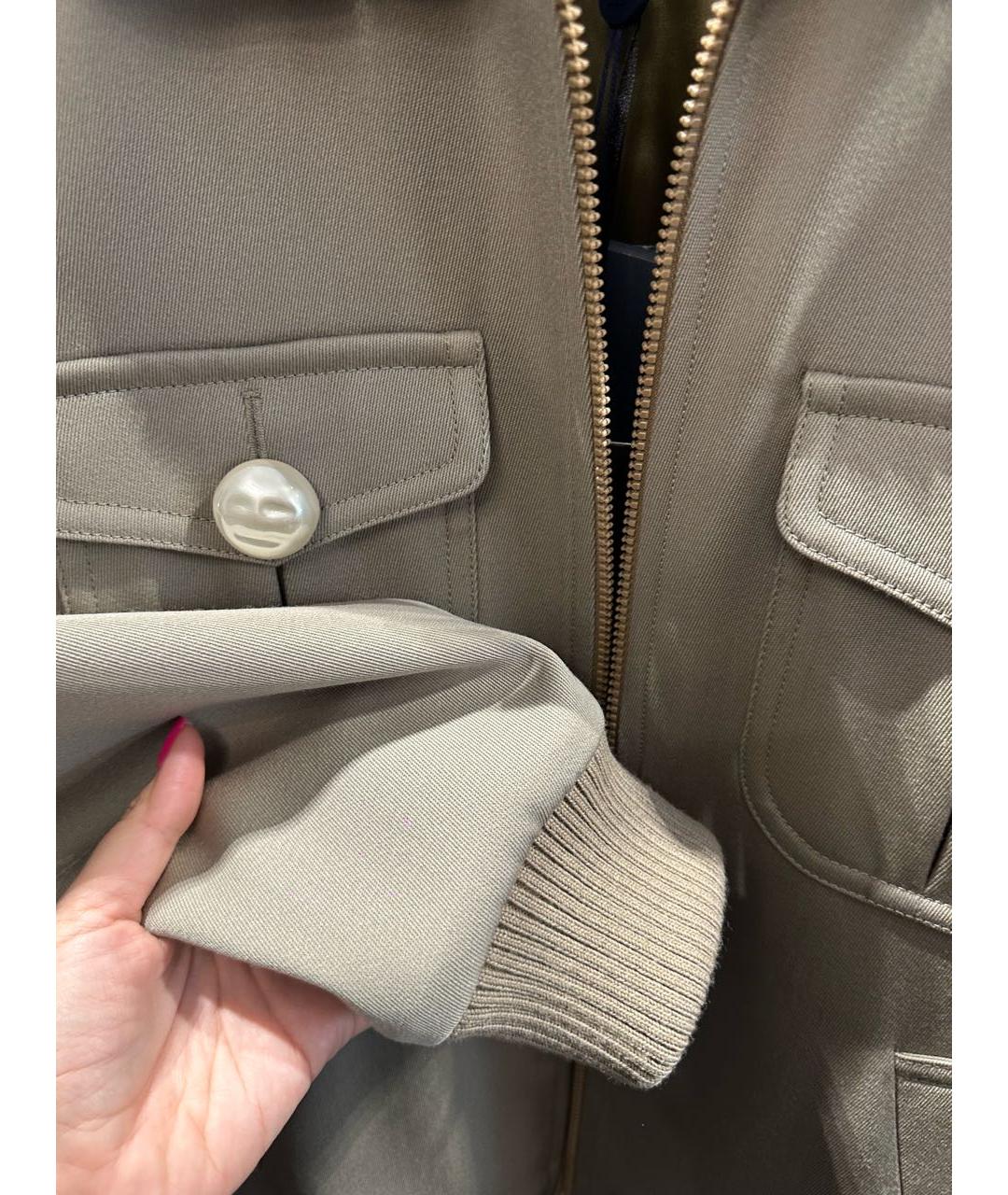 LOUIS VUITTON Бежевая шерстяная куртка, фото 5