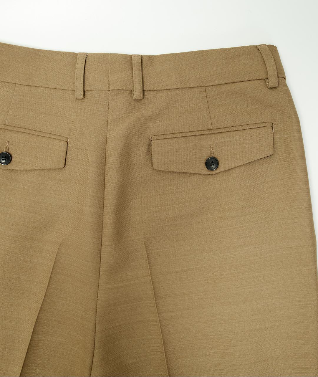 AMI Бежевый вискозный костюм с брюками, фото 6