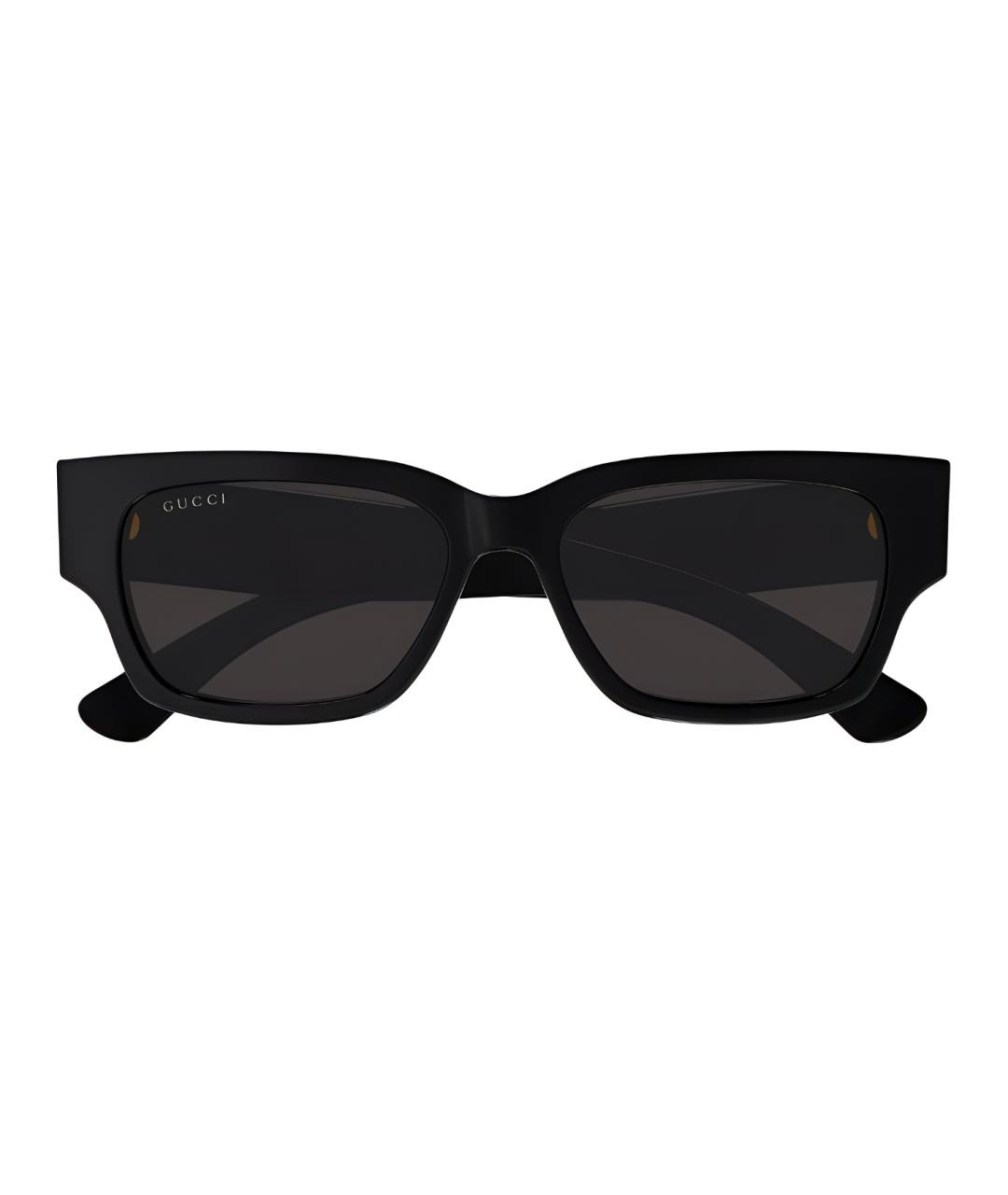 GUCCI Черные пластиковые солнцезащитные очки, фото 2