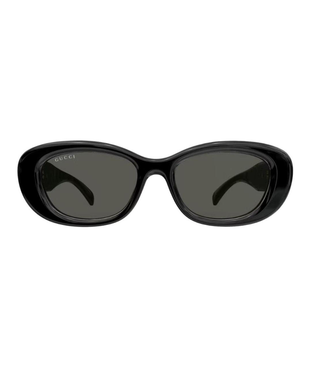 GUCCI Черные пластиковые солнцезащитные очки, фото 2