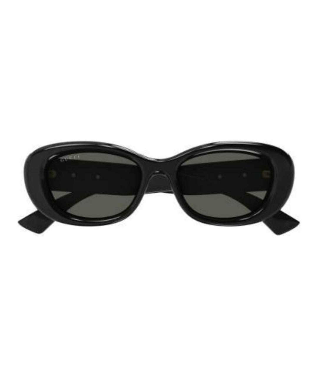 GUCCI Черные пластиковые солнцезащитные очки, фото 3
