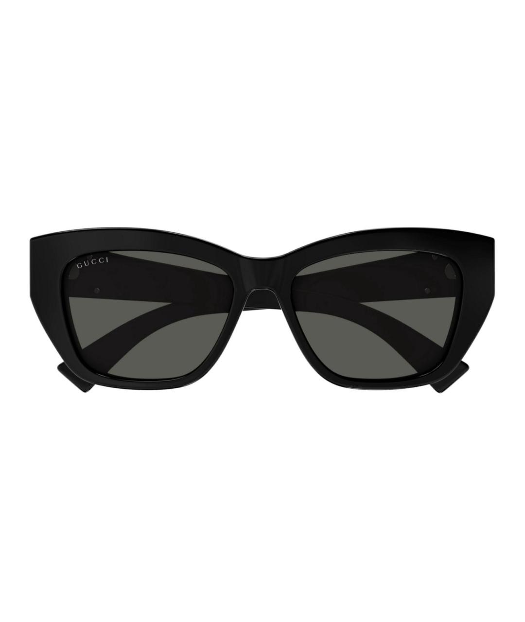 GUCCI Черные пластиковые солнцезащитные очки, фото 2