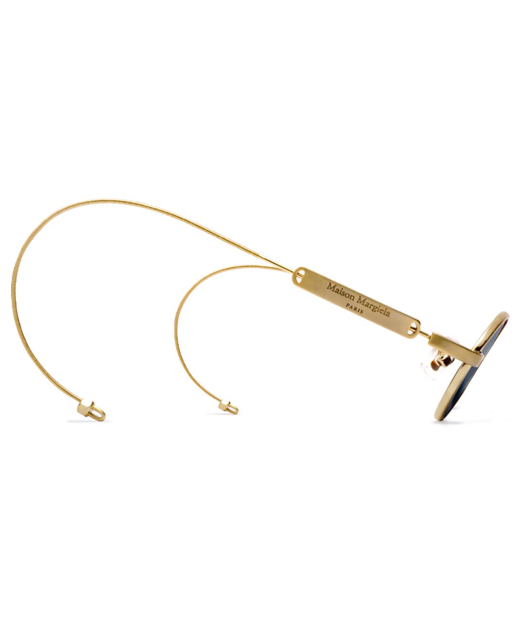 GENTLE MONSTER Золотые металлические солнцезащитные очки, фото 3