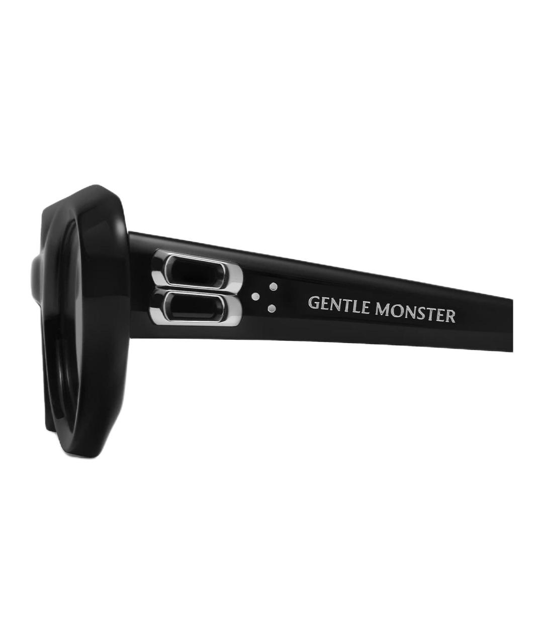 GENTLE MONSTER Черные пластиковые солнцезащитные очки, фото 3