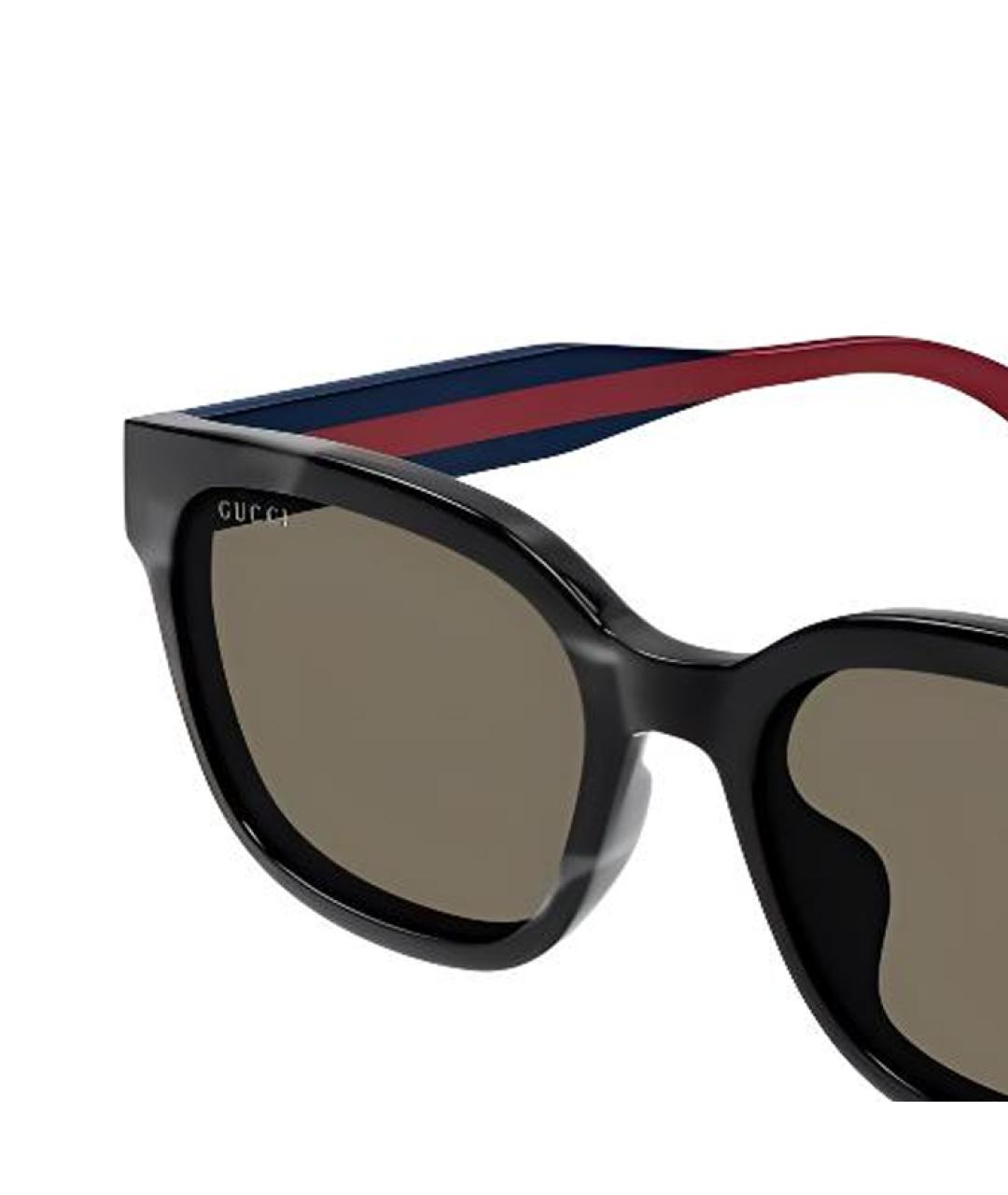 GUCCI Черные пластиковые солнцезащитные очки, фото 3