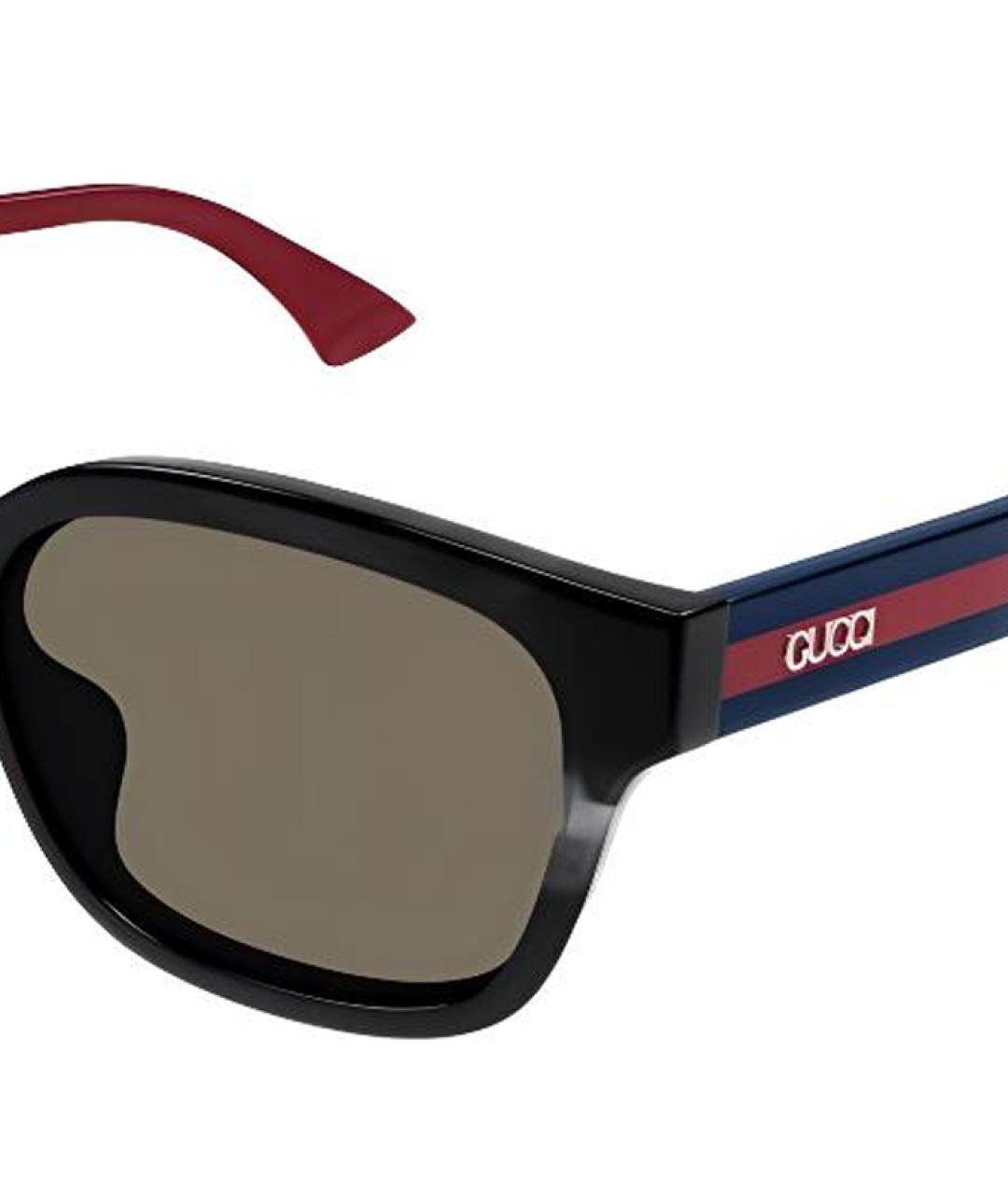 GUCCI Черные пластиковые солнцезащитные очки, фото 2