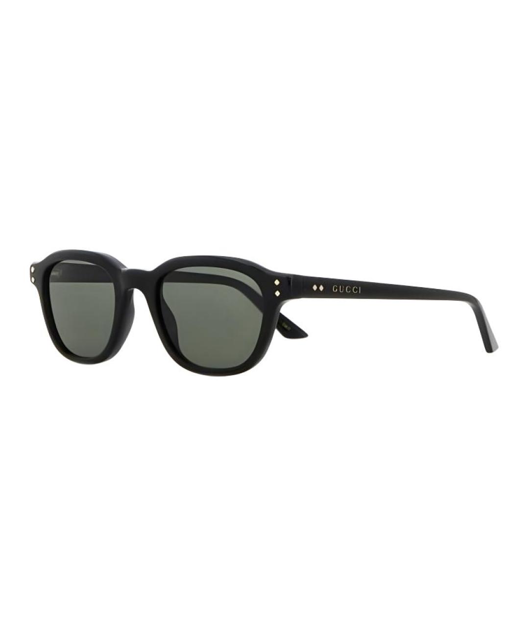 GUCCI Черные пластиковые солнцезащитные очки, фото 1