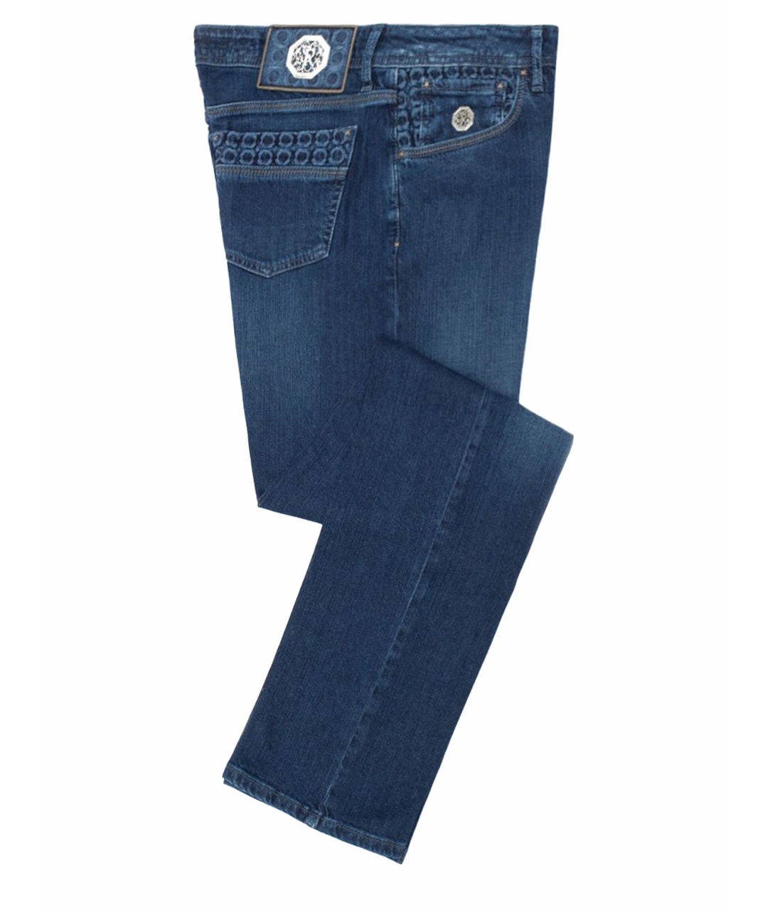 STEFANO RICCI Синие джинсы, фото 1