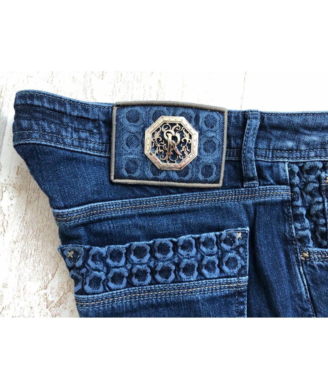 STEFANO RICCI Синие джинсы, фото 8