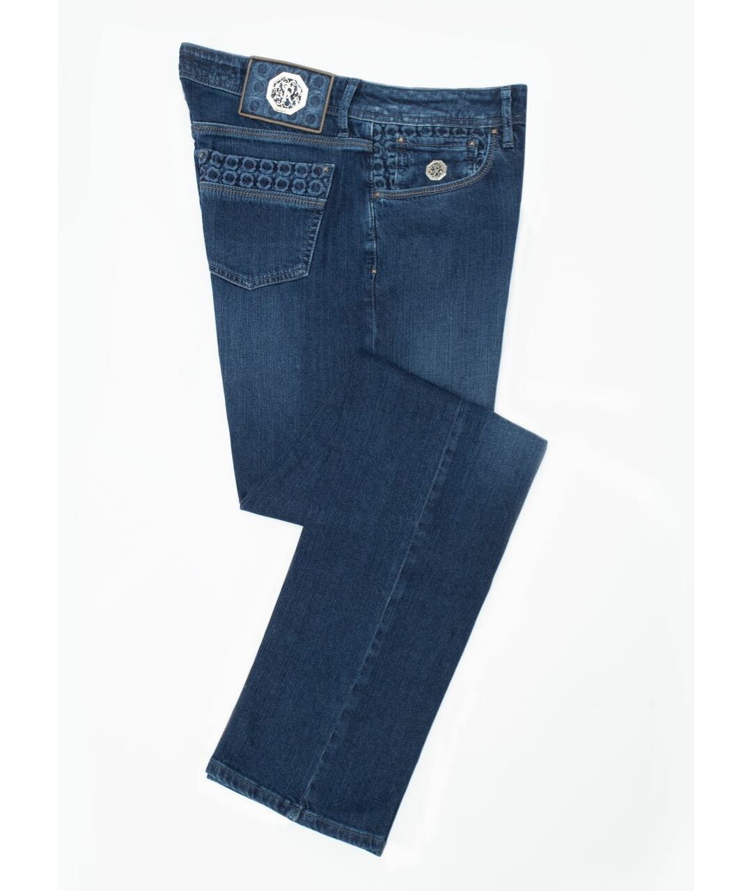 STEFANO RICCI Синие джинсы, фото 9