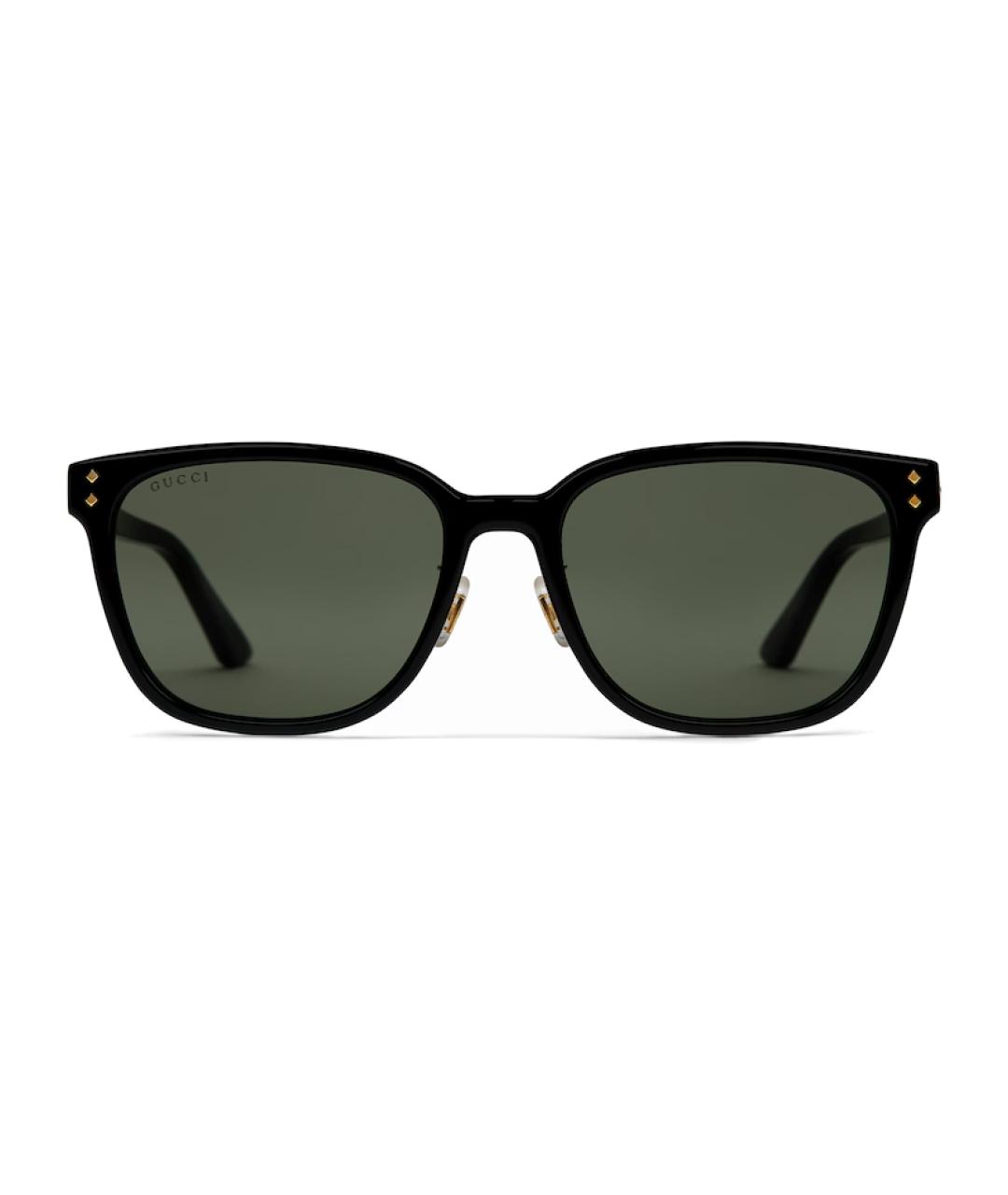GUCCI Черные пластиковые солнцезащитные очки, фото 1