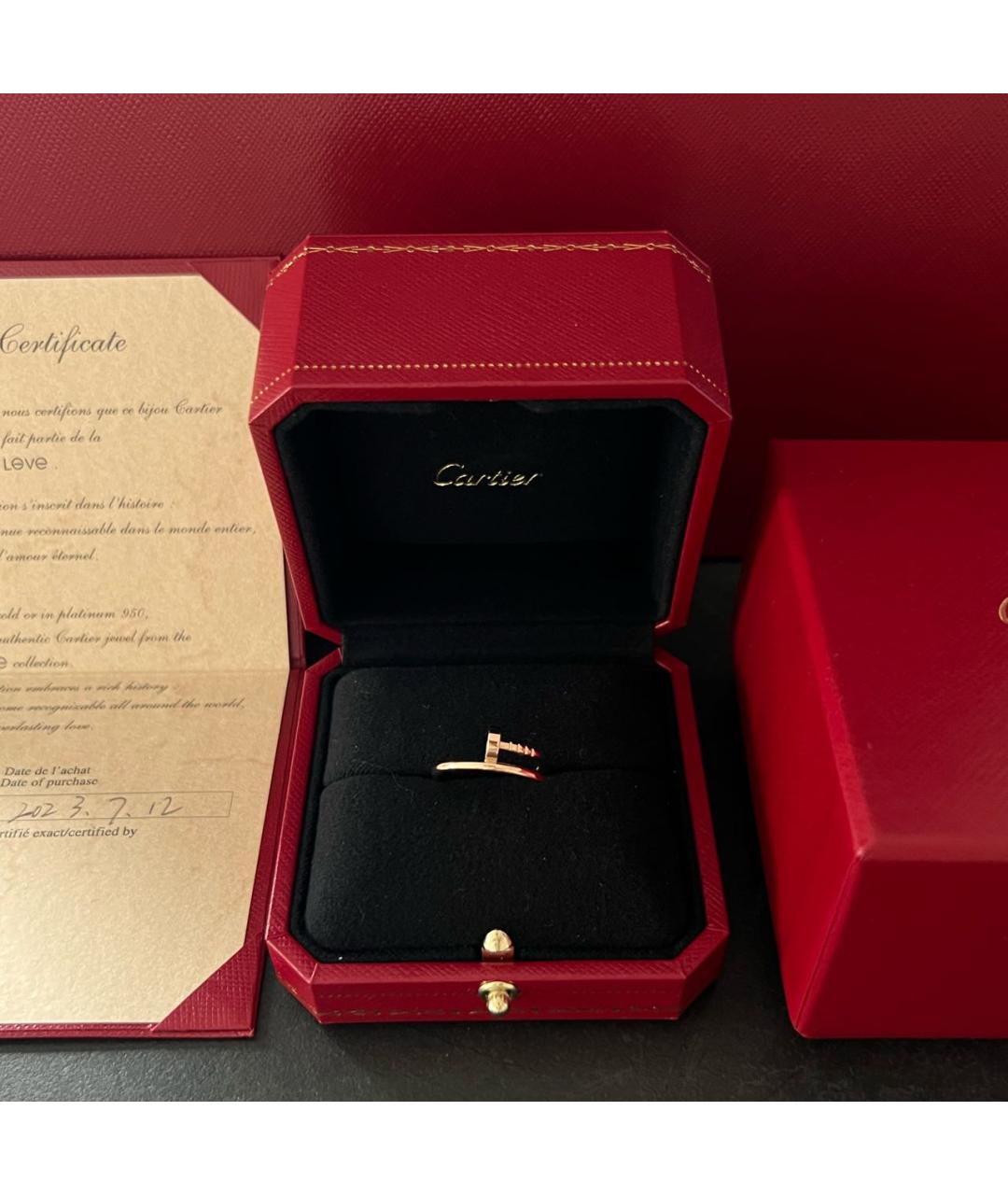 CARTIER Золотое кольцо из розового золота, фото 4