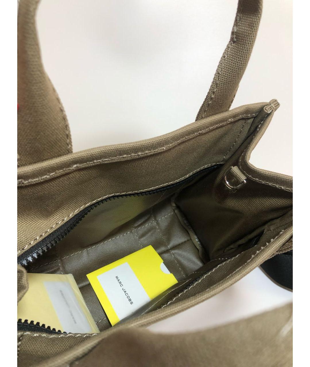 MARC JACOBS Хаки сумка тоут, фото 3