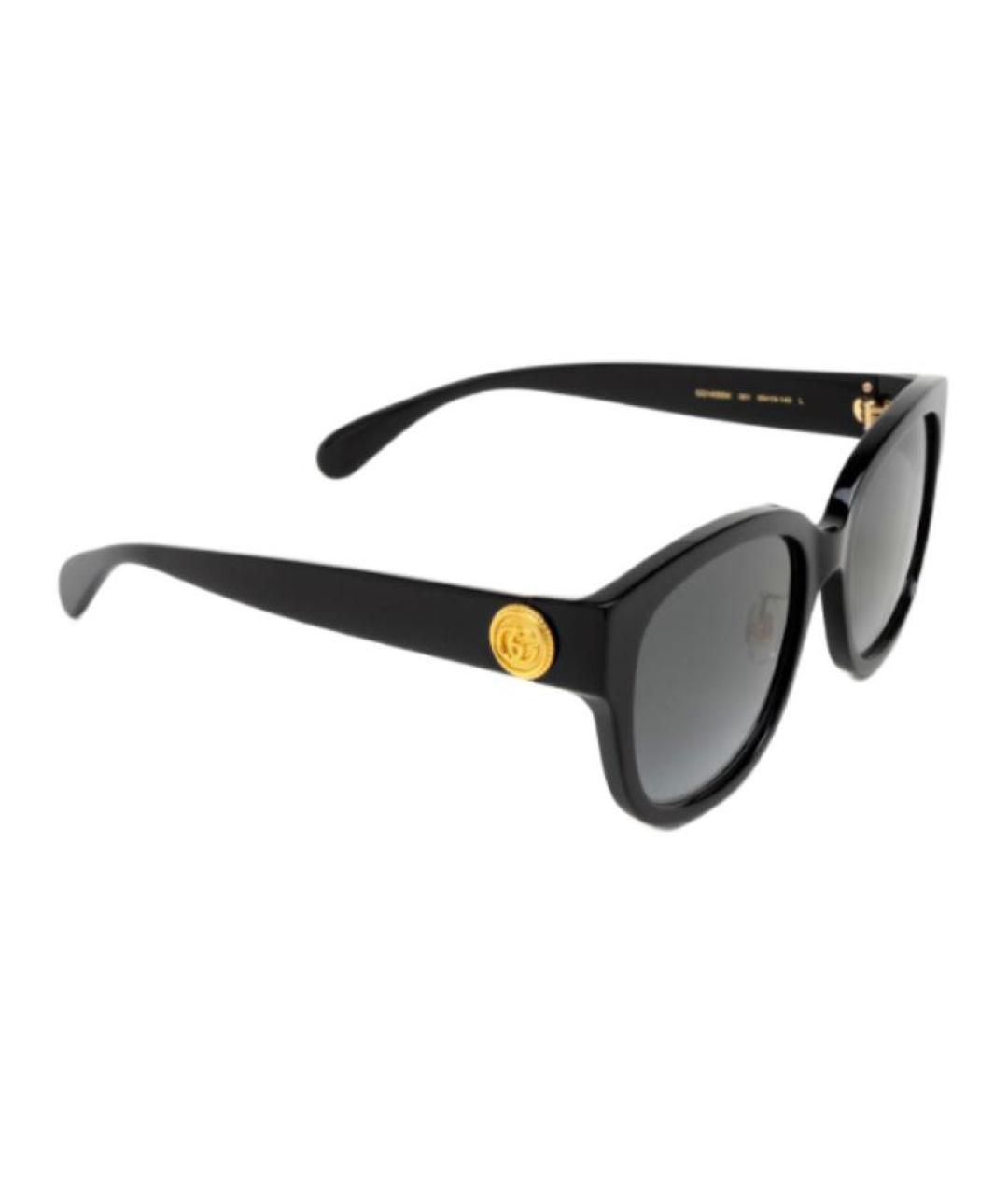 GUCCI Черные пластиковые солнцезащитные очки, фото 2