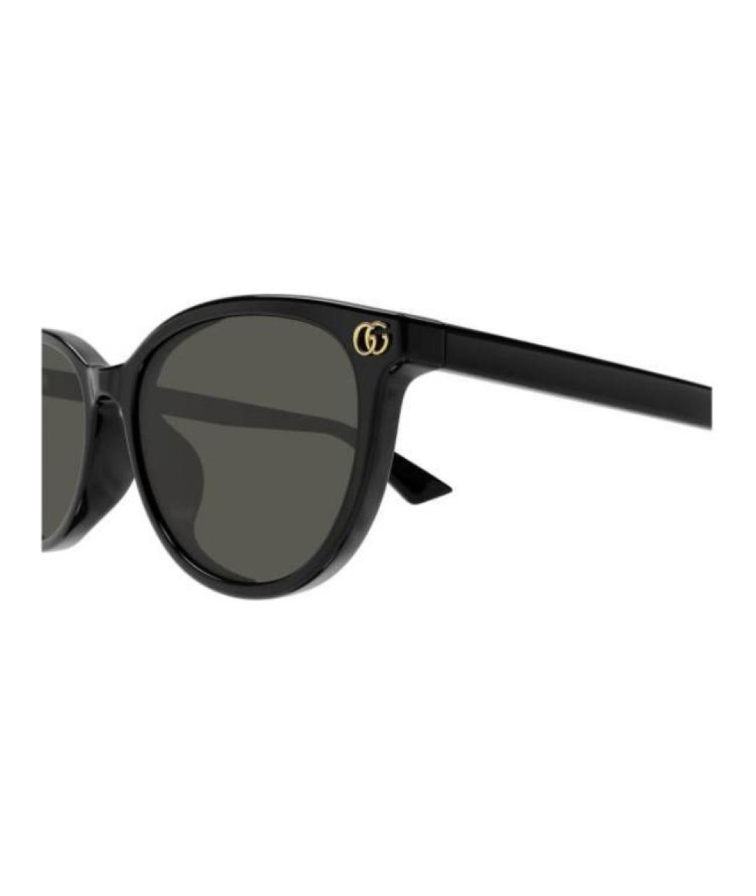 GUCCI Черные пластиковые солнцезащитные очки, фото 3