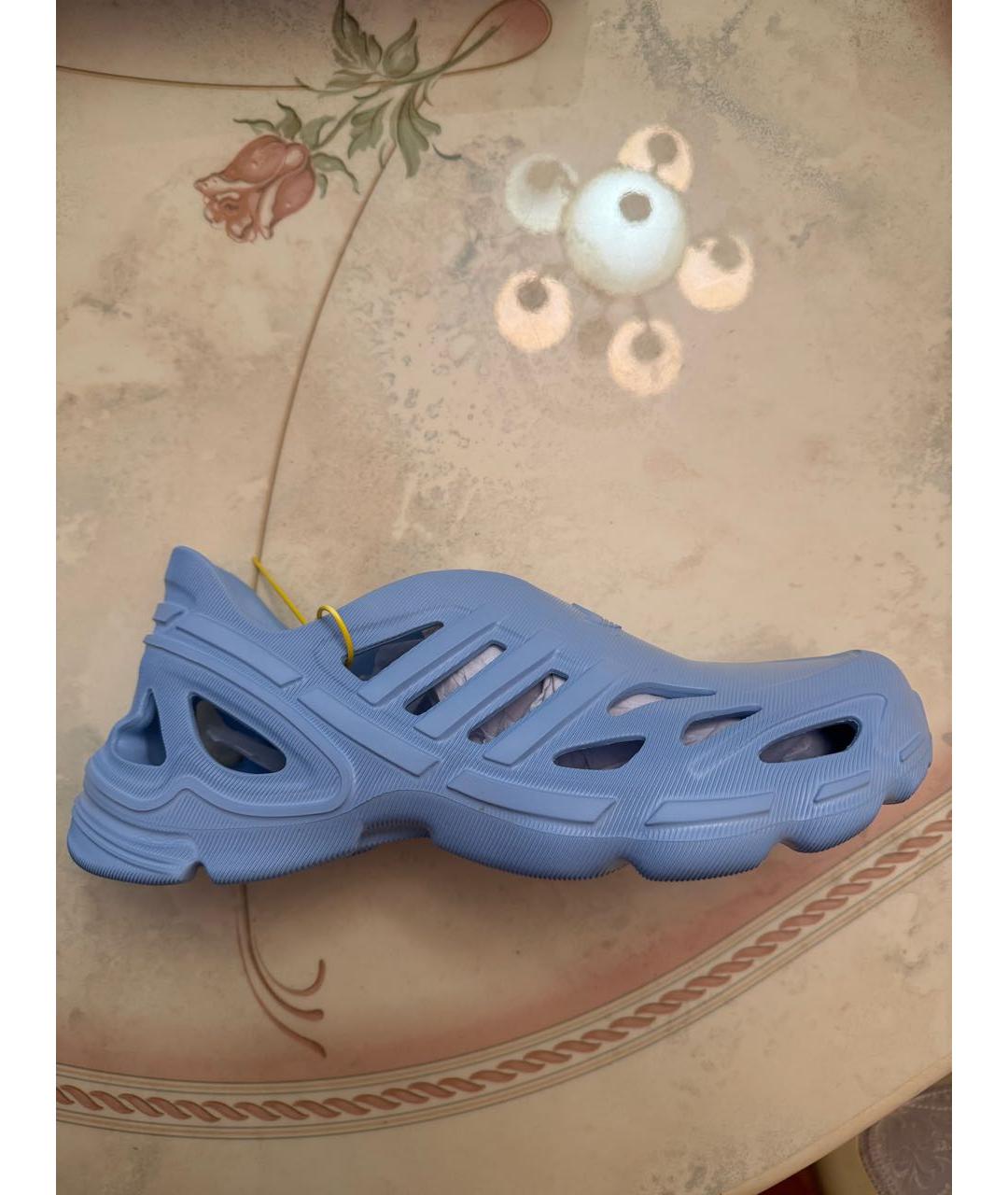 ADIDAS Голубые шлепанцы, фото 9