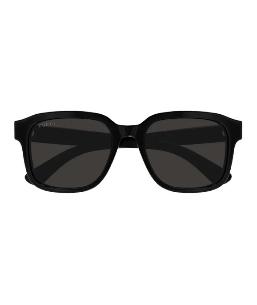 GUCCI Черные пластиковые солнцезащитные очки, фото 2