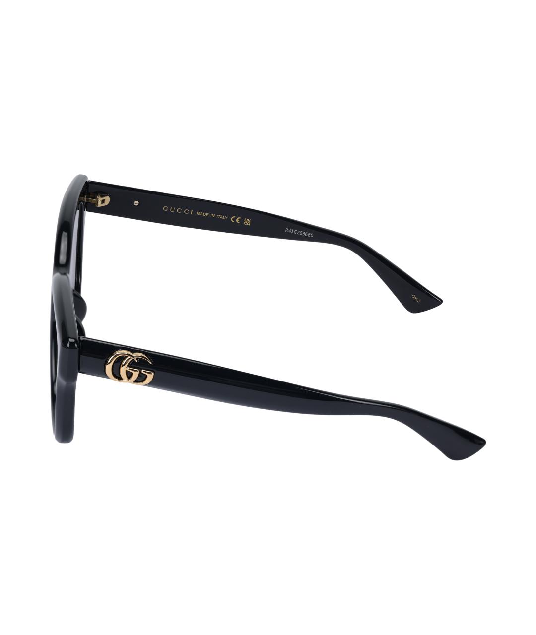 GUCCI Черные солнцезащитные очки, фото 3