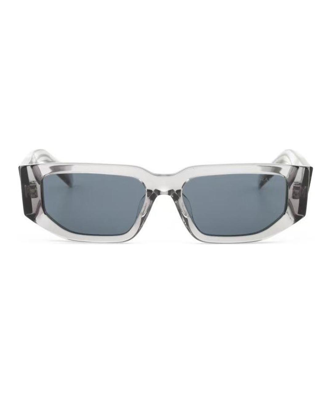 PRADA Серые пластиковые солнцезащитные очки, фото 2