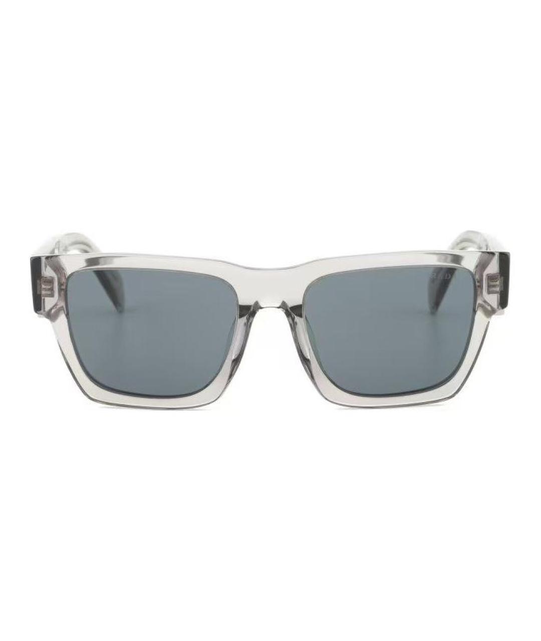 PRADA Серые пластиковые солнцезащитные очки, фото 2