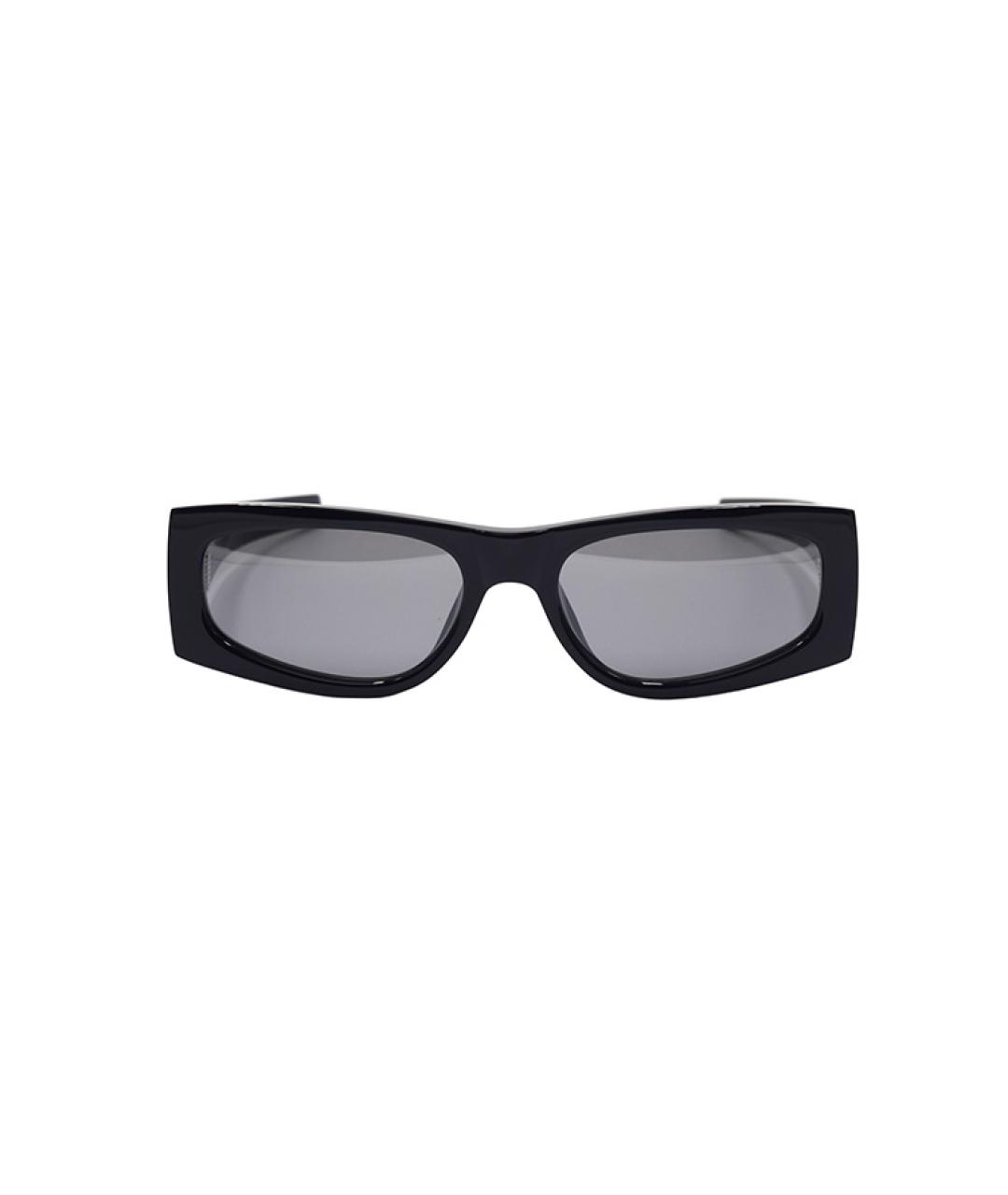 SAINT LAURENT Черные пластиковые солнцезащитные очки, фото 2