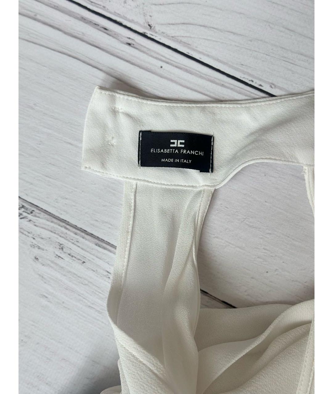 ELISABETTA FRANCHI Мульти полиэстеровое коктейльное платье, фото 3