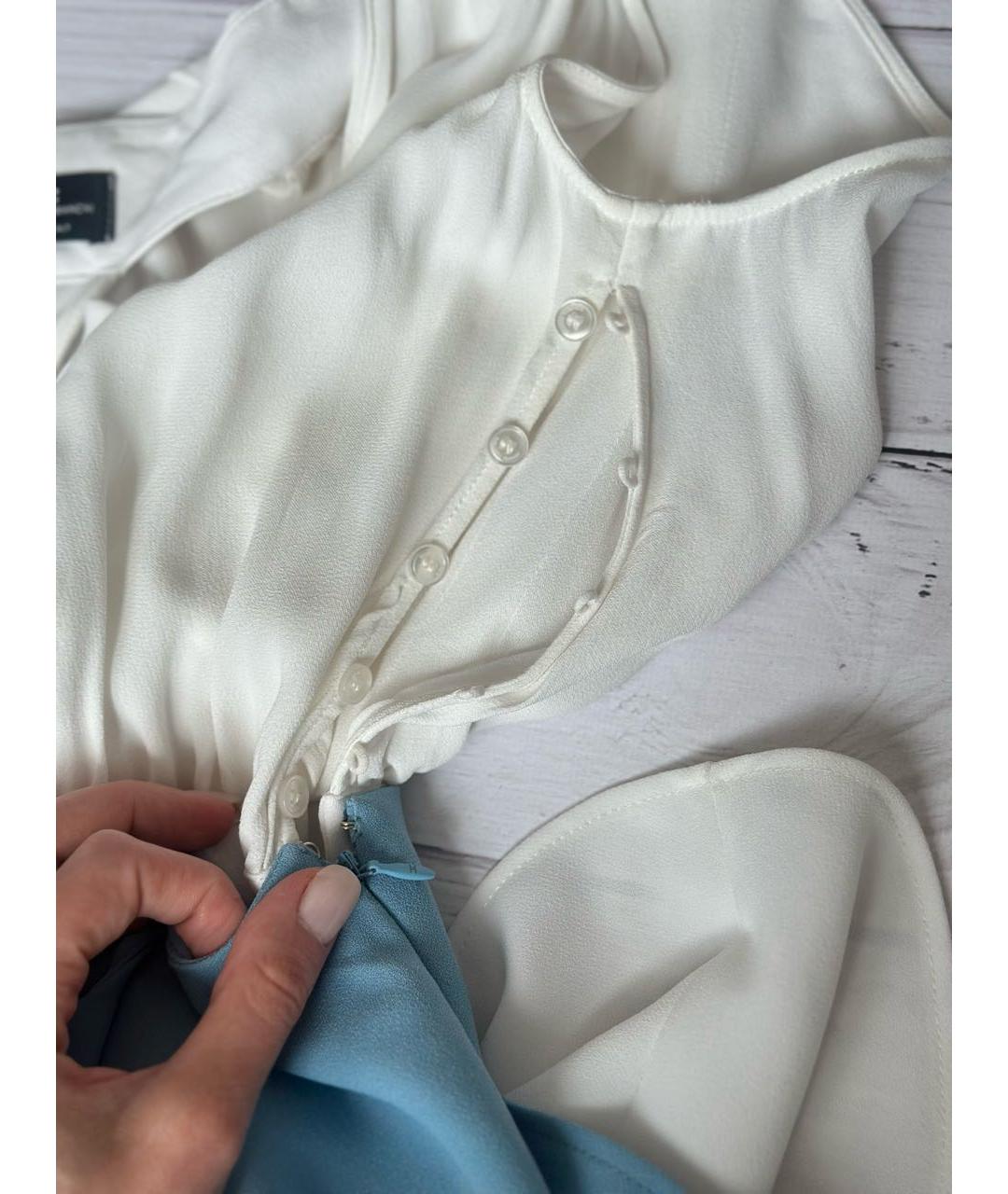 ELISABETTA FRANCHI Мульти полиэстеровое коктейльное платье, фото 4