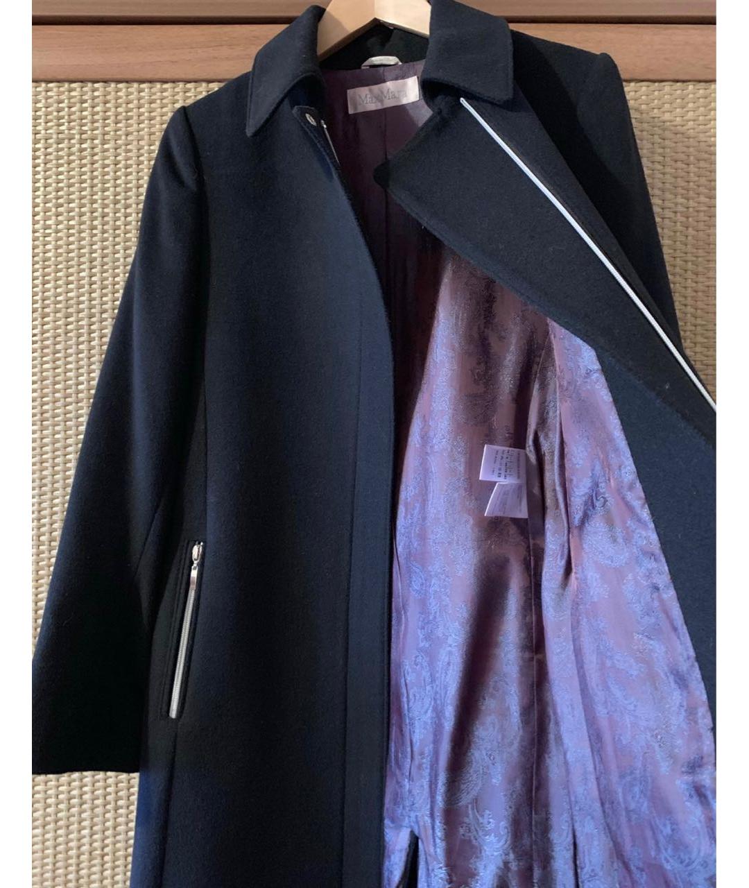 MAX MARA Черное пальто, фото 3