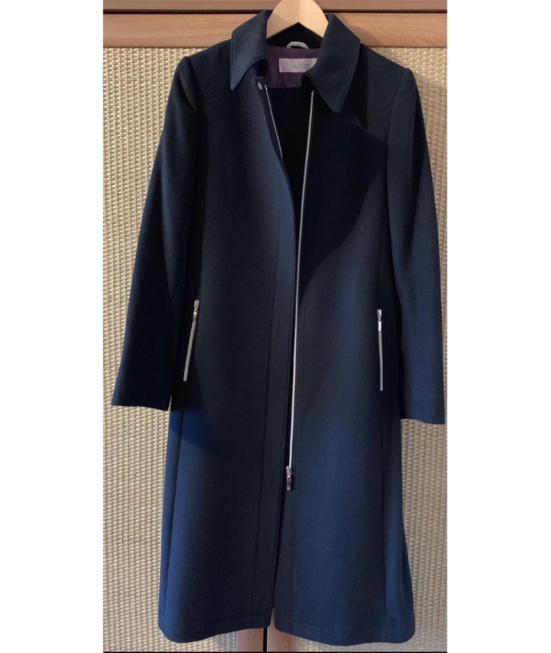 MAX MARA Черное пальто, фото 5