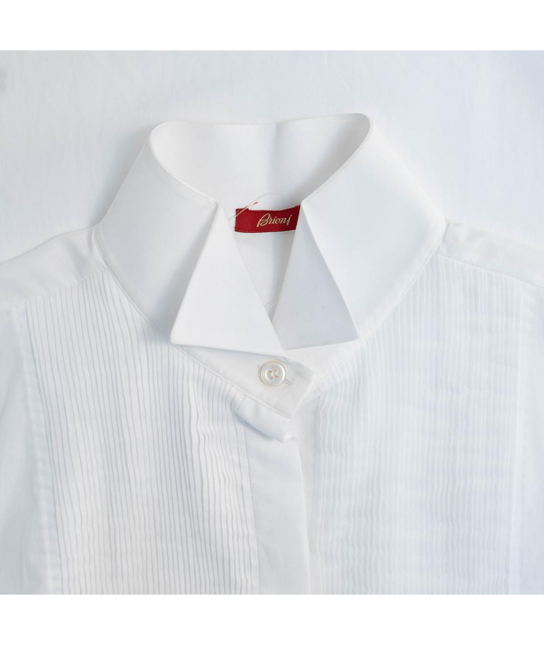 BRIONI Белое хлопковое повседневное платье, фото 3