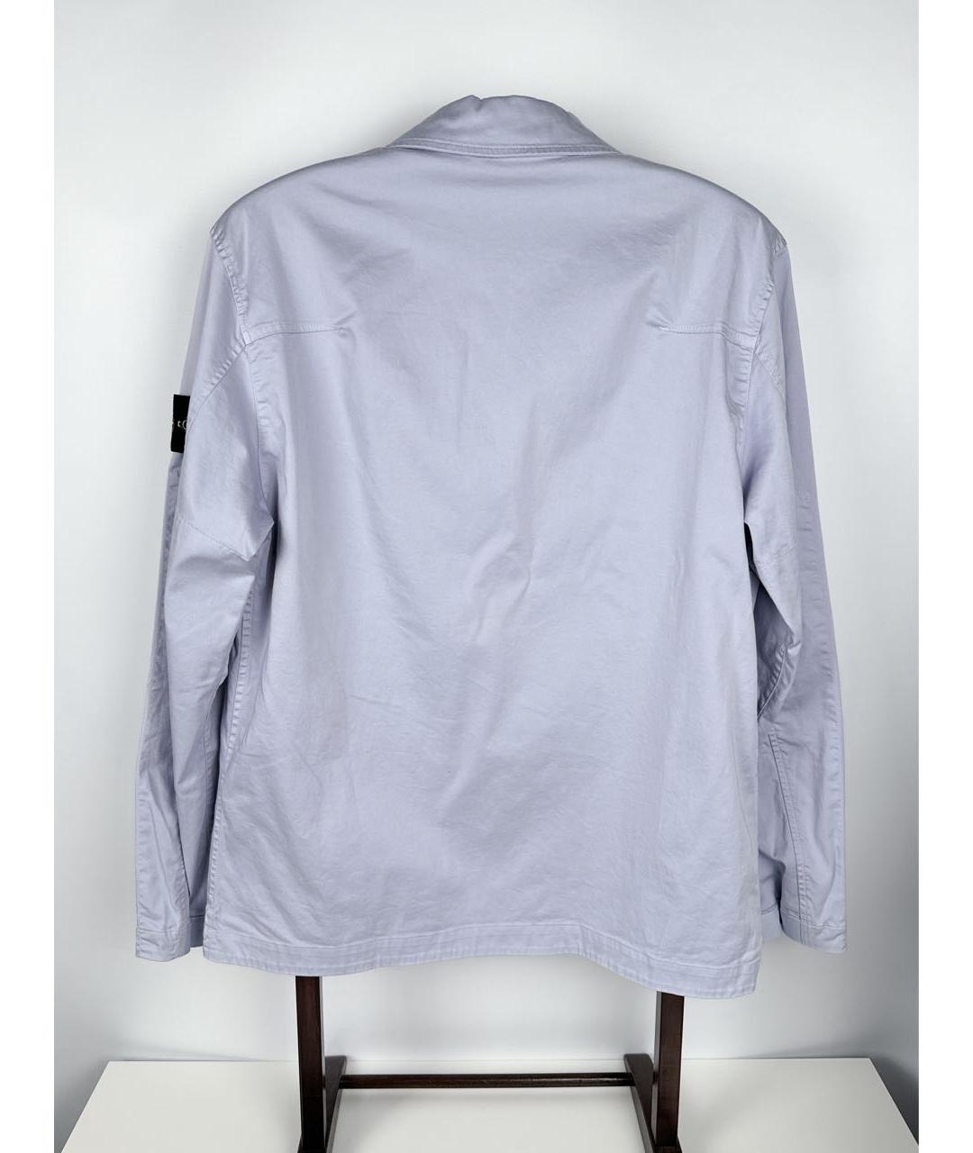 STONE ISLAND Фиолетовая хлопковая куртка, фото 2