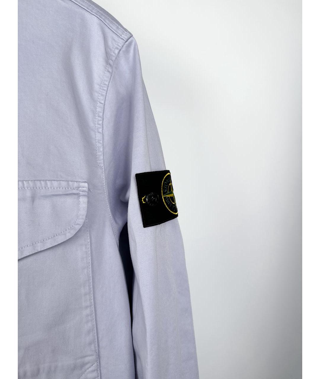STONE ISLAND Фиолетовая хлопковая куртка, фото 6