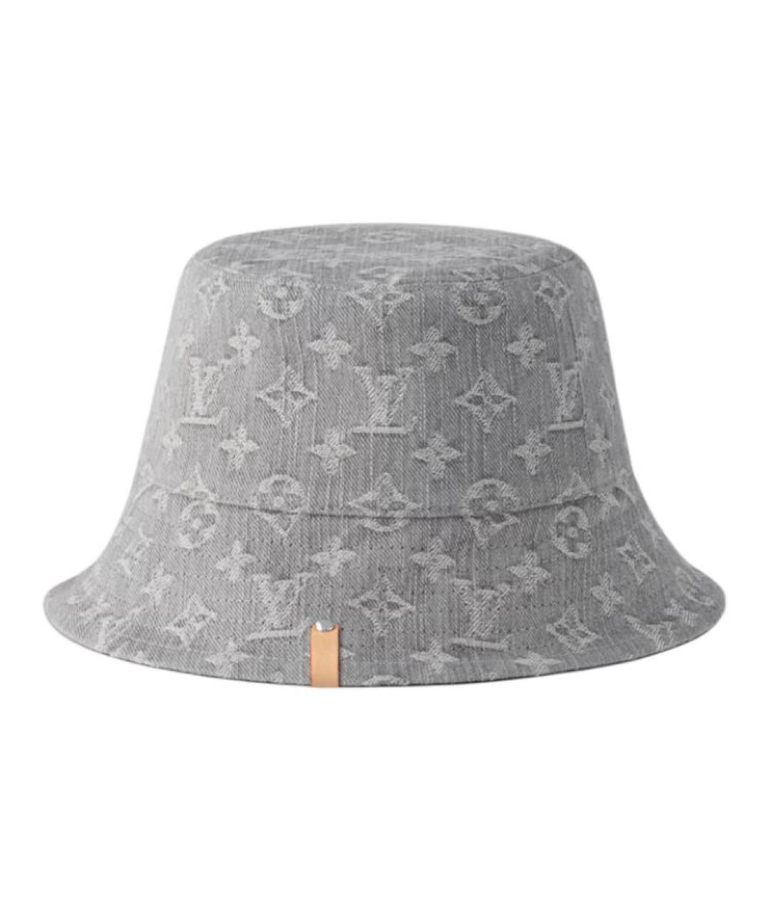 LOUIS VUITTON Серая хлопковая панама, фото 3