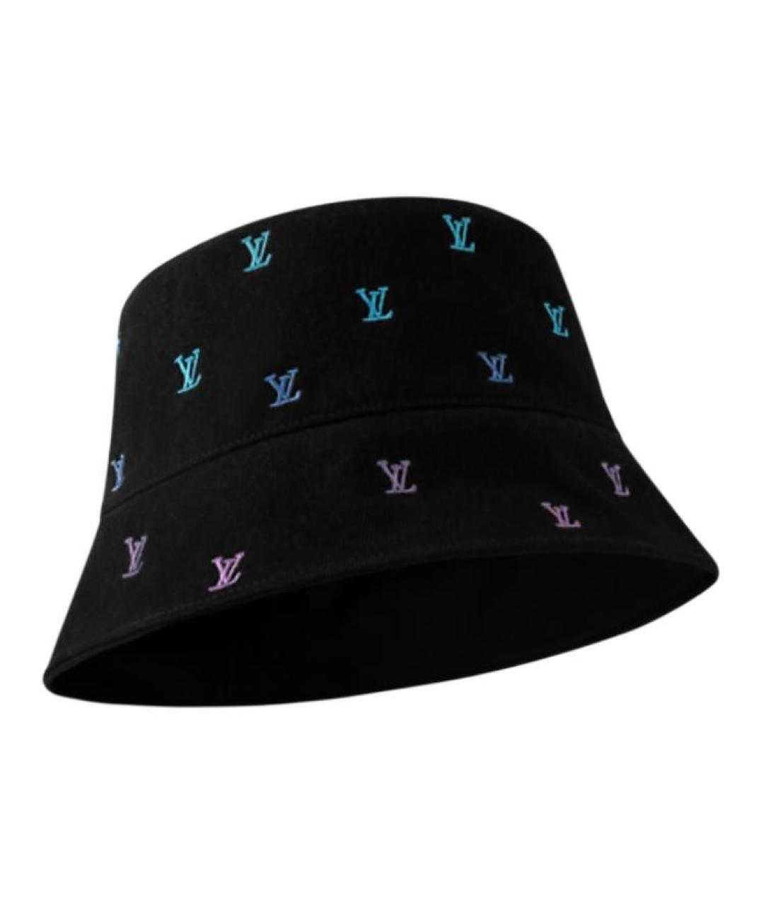 LOUIS VUITTON Черная хлопковая шляпа, фото 2