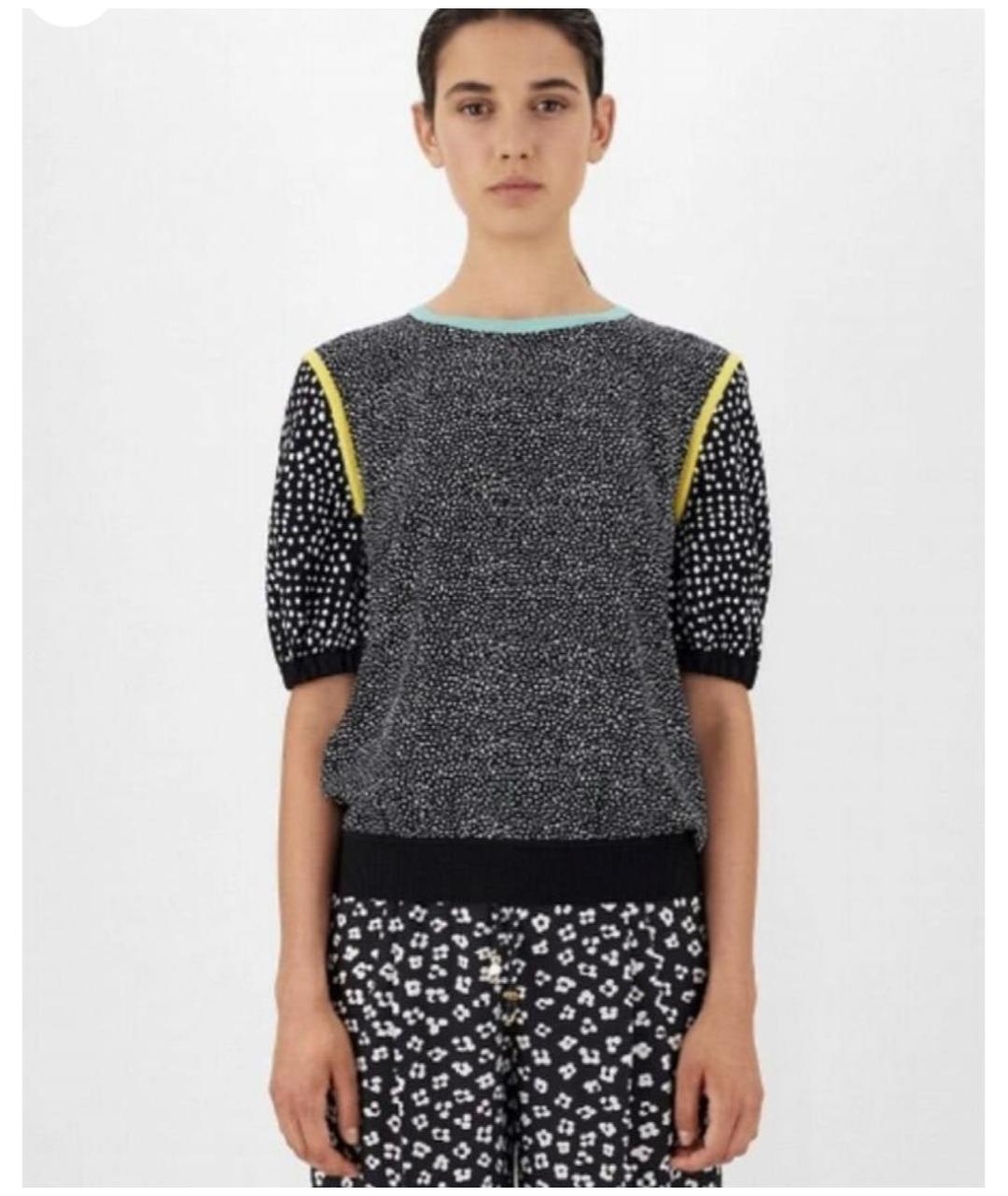 MAX MARA Черная вискозная футболка, фото 7