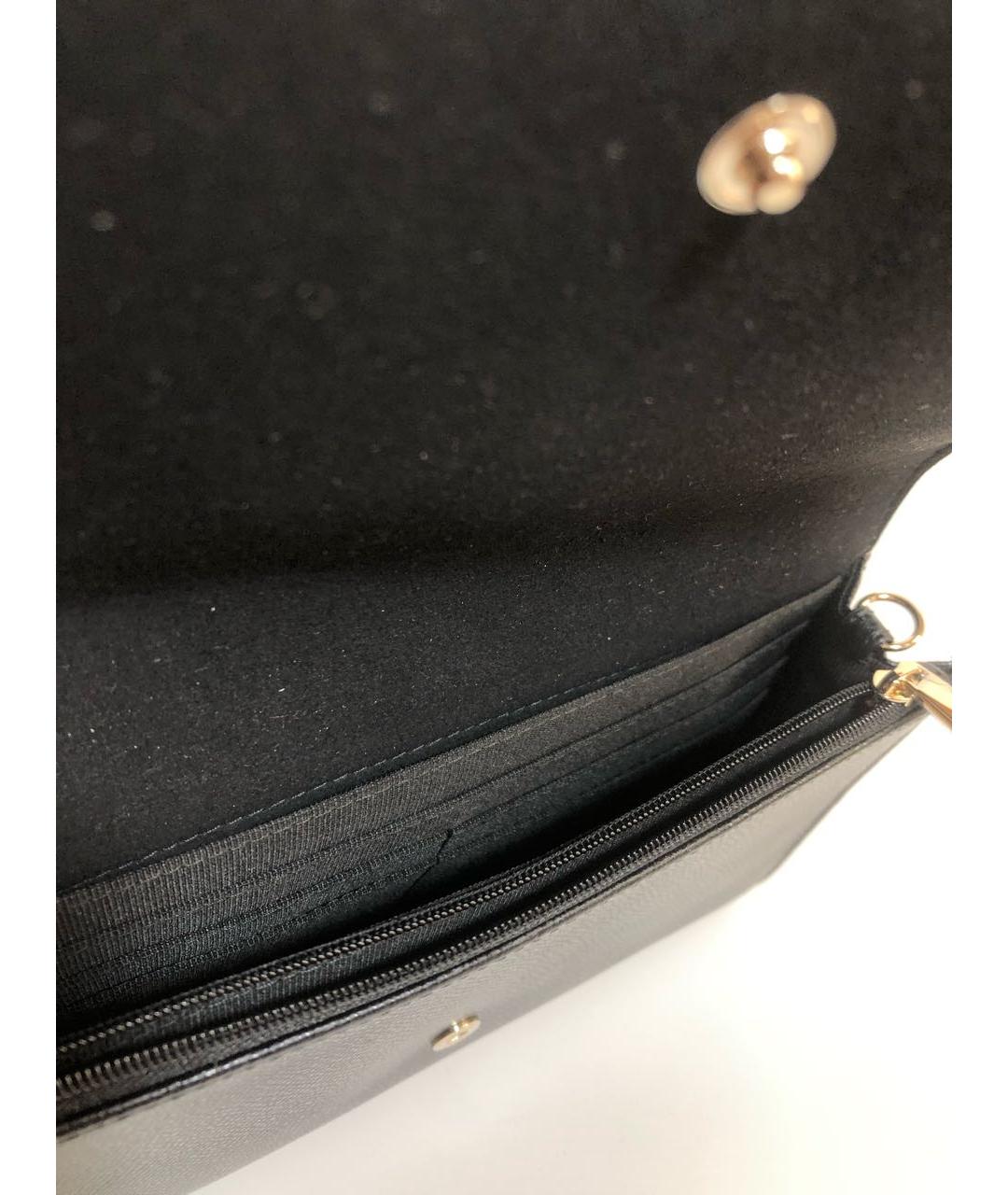 FURLA Черная кожаная сумка через плечо, фото 4