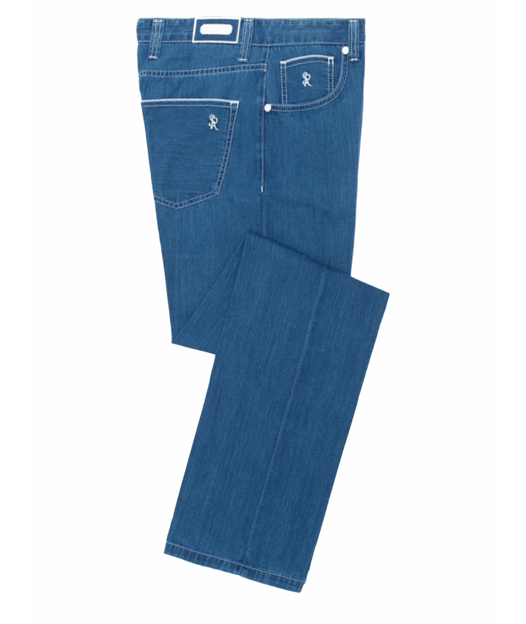 STEFANO RICCI Синие хлопковые джинсы, фото 1