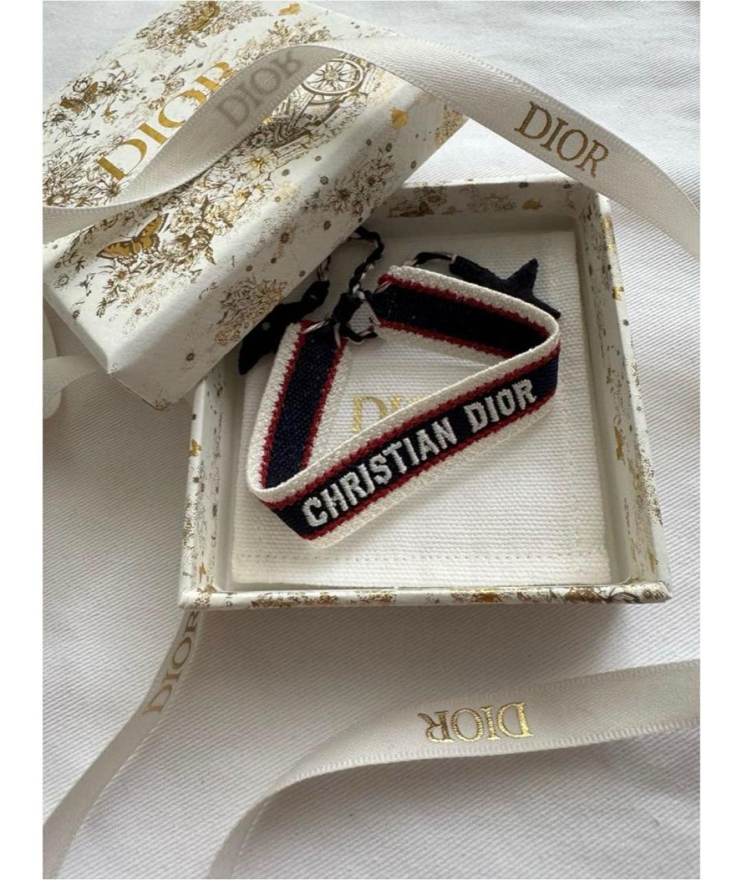 CHRISTIAN DIOR Темно-синий браслет, фото 3
