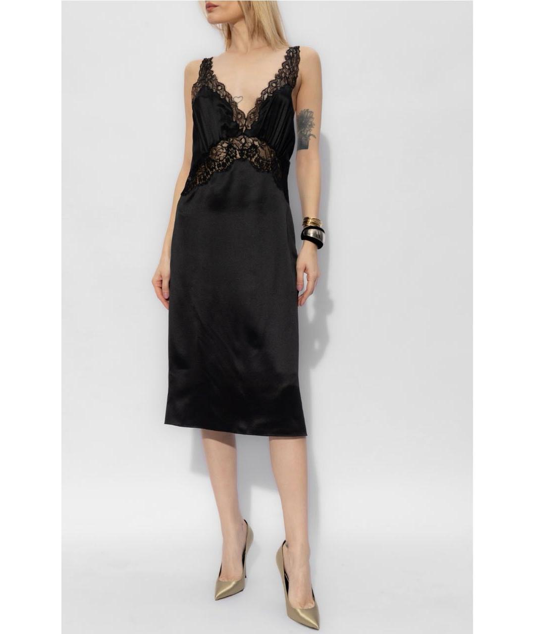 SAINT LAURENT Черное платье, фото 4