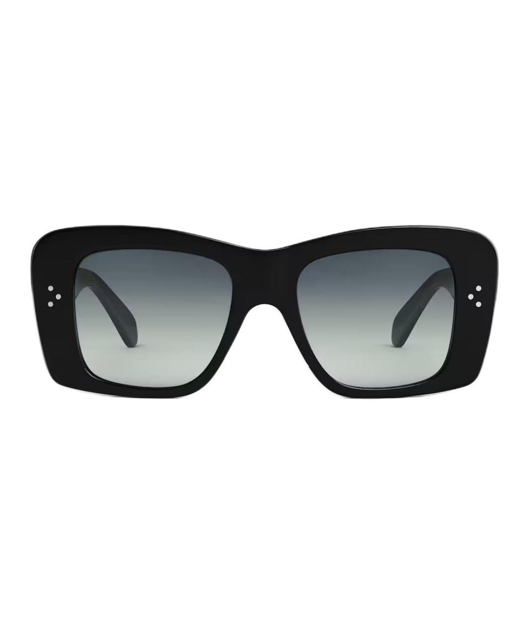 CELINE Черные пластиковые солнцезащитные очки, фото 2