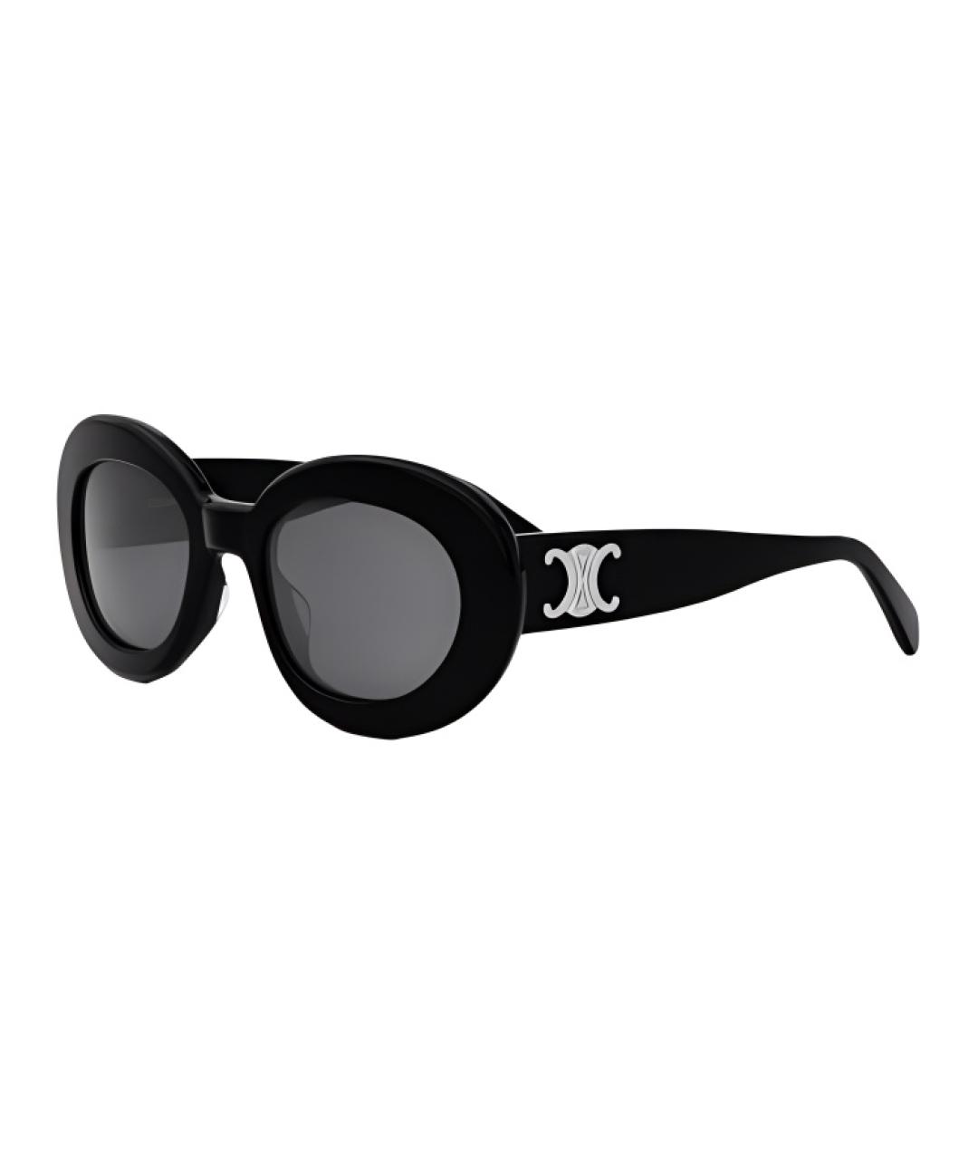 CELINE Черные пластиковые солнцезащитные очки, фото 1