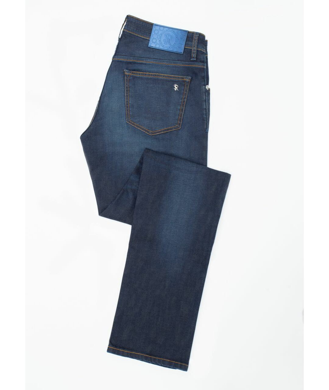 STEFANO RICCI Темно-синие джинсы, фото 9
