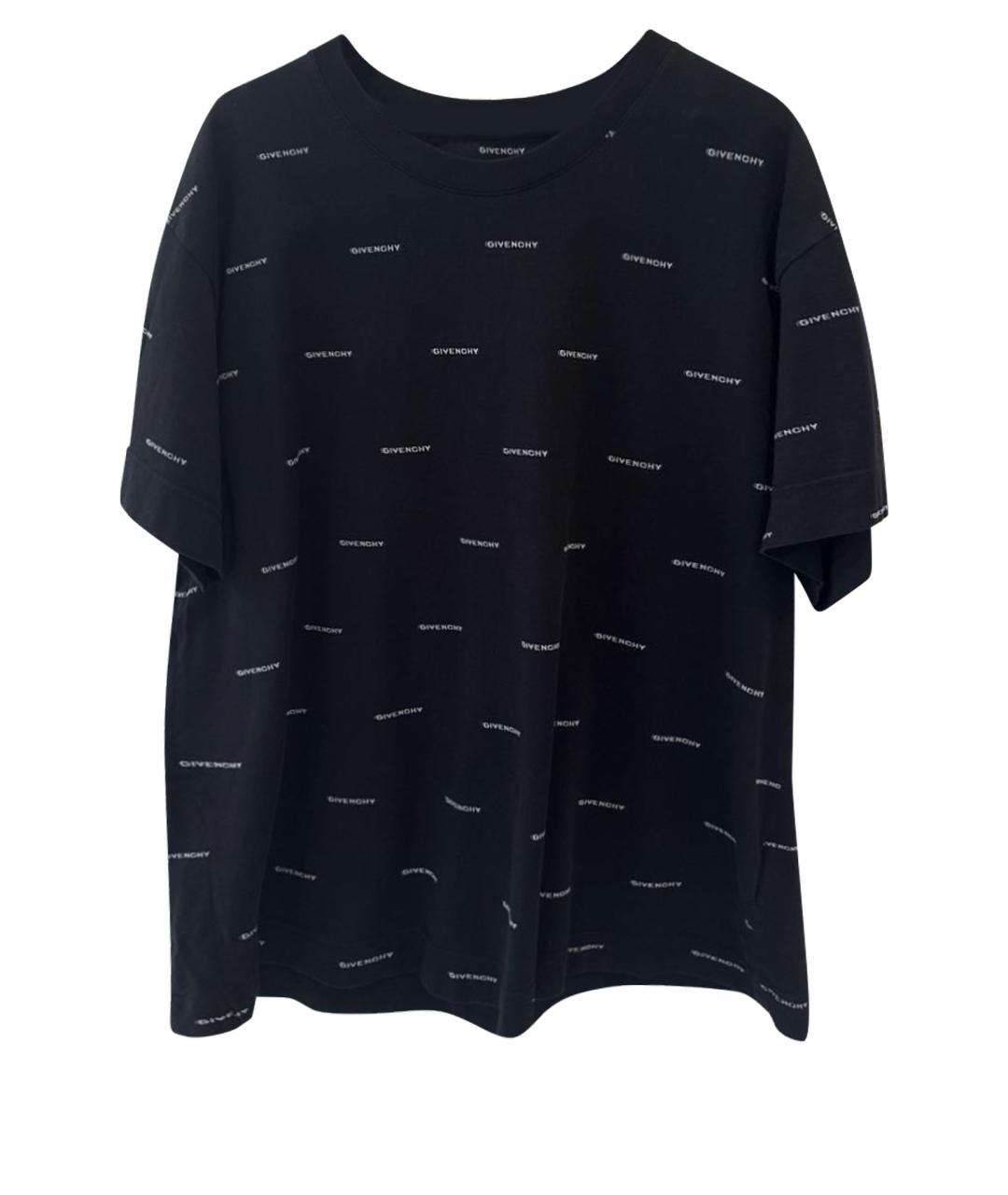 GIVENCHY Черная хлопковая футболка, фото 1