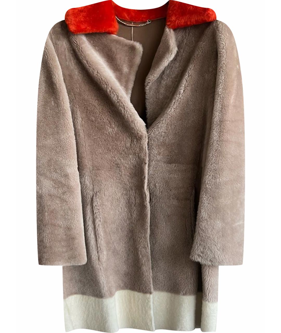 HUGO BOSS Бежевая шерстяная дубленка, фото 1
