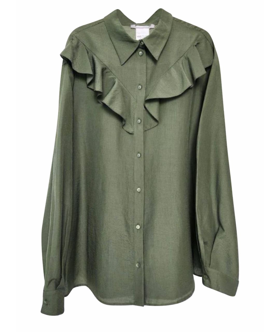 MAX MARA Зеленая хлопковая блузы, фото 1